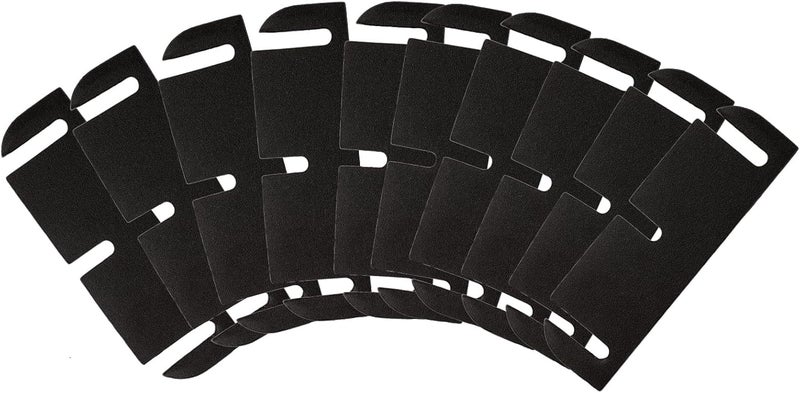 QUFA Door Hinge Shims, Filling Gaps in Interior Doors Adjusting The Spacing to Align Them, Used to Solve Problems Such As Door Air Leakage, Can Be Trimmed,3.5 Inch (10, 3.5 Inch Hinge Shims) - Image 1